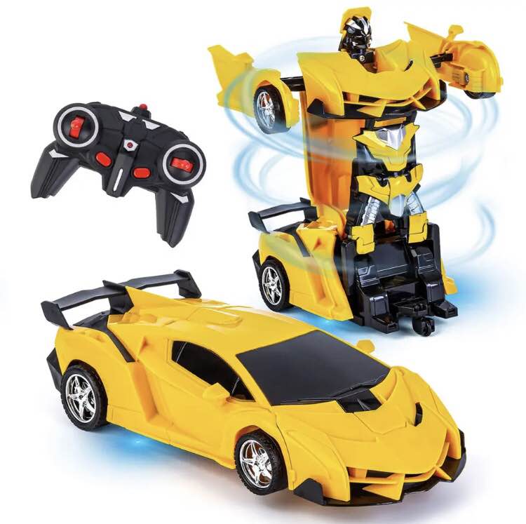 2 in 1 Electric RC Car Transformation Robots Children Boys Toys Outdoor Remote Control Sports Deformation Car Robots Model Toy