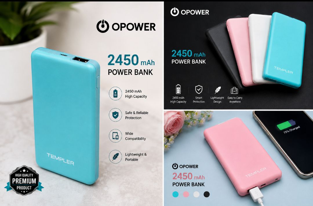 Universal Portable Charger Power Bank 2500 MAh Power Bank External Battery /mobile Power Bank 2450mah