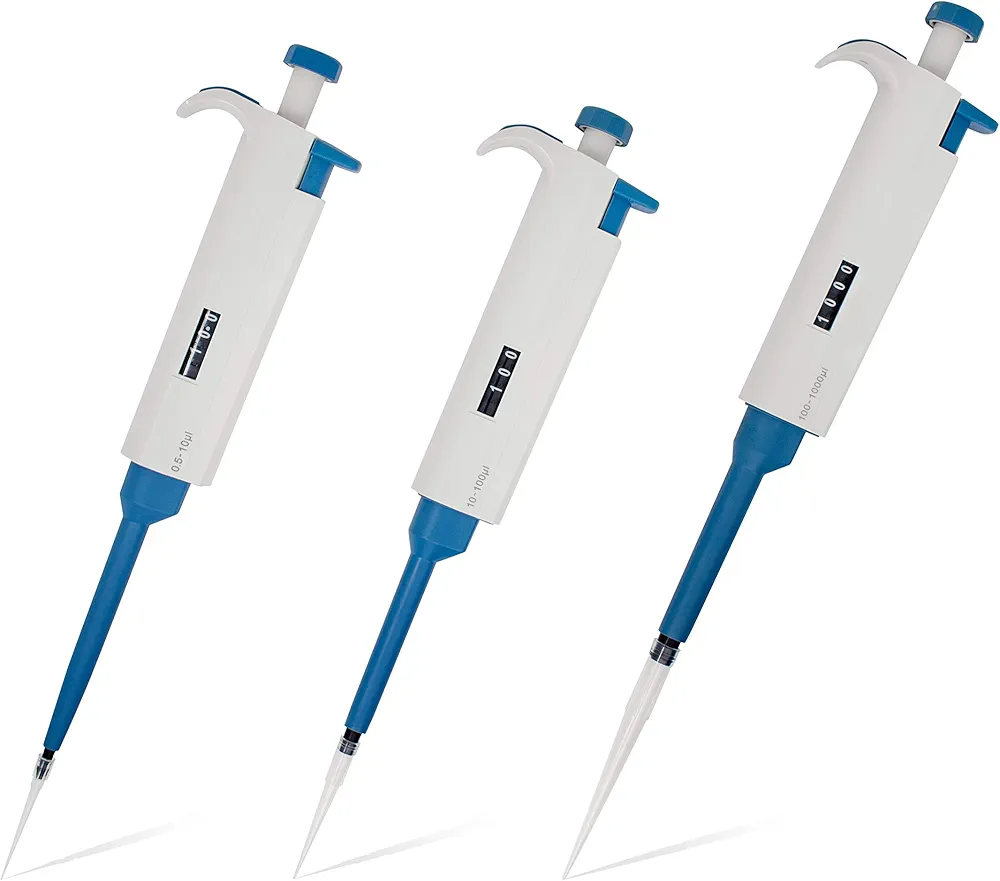 GBHJJ Einkanalpipette 2-10 Ml Variable Mikropipette Einkanalpipette Autoklavierbare Laborpipette Mit 200 StüCk Klaren Einweg-Pipettenspitzen,0.1-2.5ul GBHJJ Einkanalpipette 2-10 Ml Variable Mikropipette Einkanalpipette Autoklavierbare Laborpipette Mit 200 StüCk Klaren Einweg-Pipettenspitzen,0.1-2.5ul
