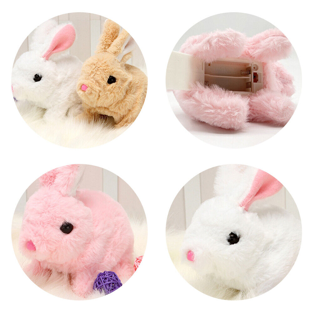 Electric Walking Cute Rabbit Plush Toy With Music
