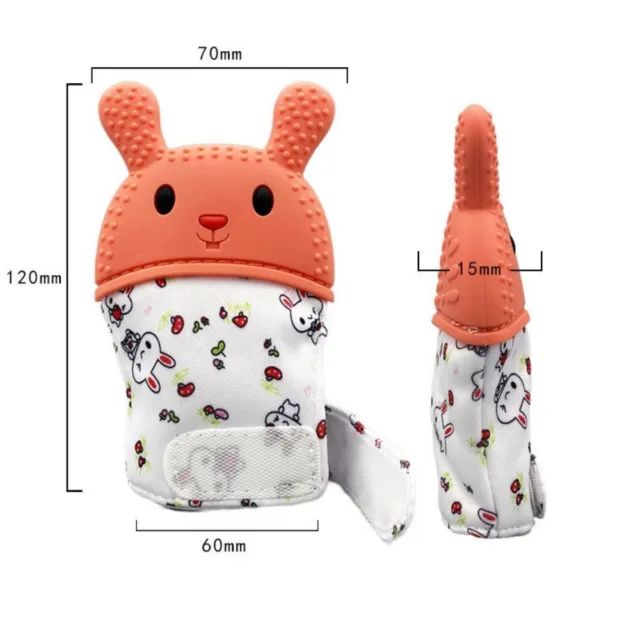 Baby Glove Toy Toy Gift Silicone Teething Soft  Wrapper Mitten Soft Teether