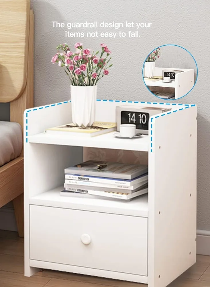 Side Table with Extra Storage Features Space Saving | Daraz.pk