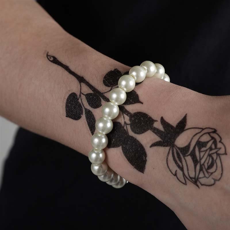 6/8/10mm White Glass Pearl Bracelets 2022 Resin Bangles Handmade Elastic Beads Bracelet For Women Men Fine Jewelry Wedding Gift