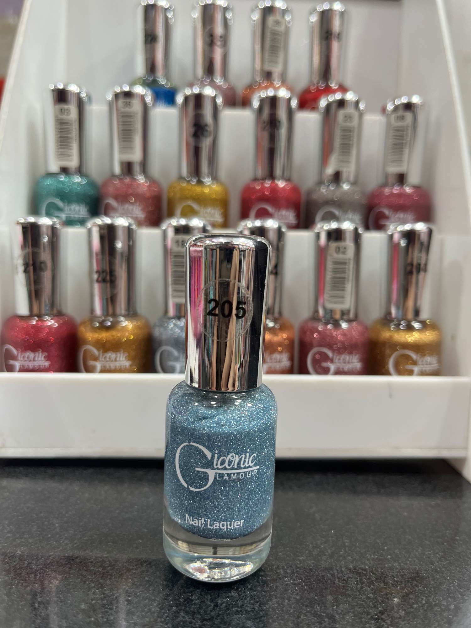 Glamour Iconic Glitter Nail Polish – Long Lasting & Quick Dry