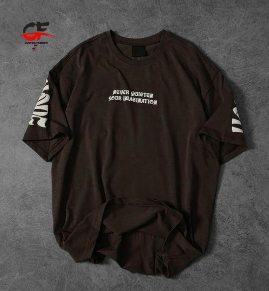 New stylish imagination printed osm drop shoulder tshirt for men soft and comfortable febric
