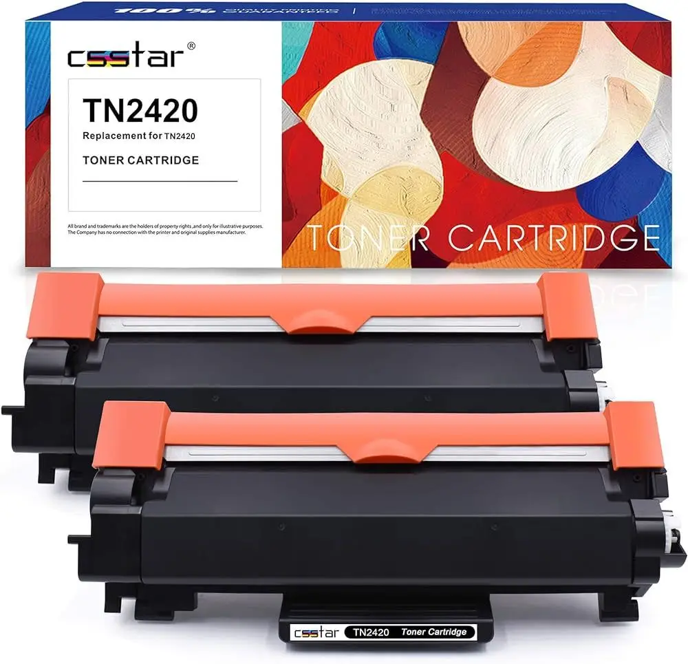 Pack 2 Toners TN-2420 compatible Brother