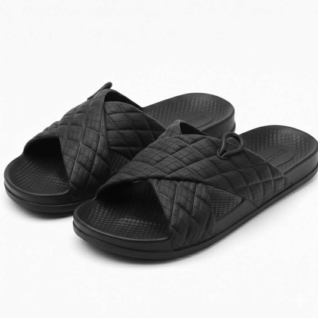 Soft Medicated Pure Rubber Casual house Slippers Non-Slip Stylish and Comfortable FlipFlops For Ladies Best for indoor use