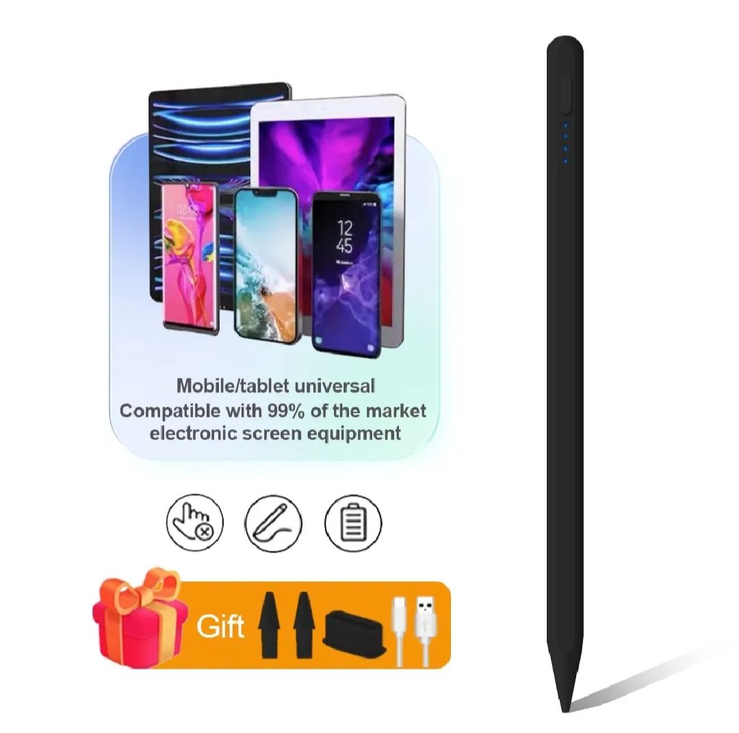Universal Stylus Pen for All Touch Devices | High Precision Metal Tip Digital Pen for, Android & Windows Tablets | Super Long Battery | Rechargeable | No Palm Rejection