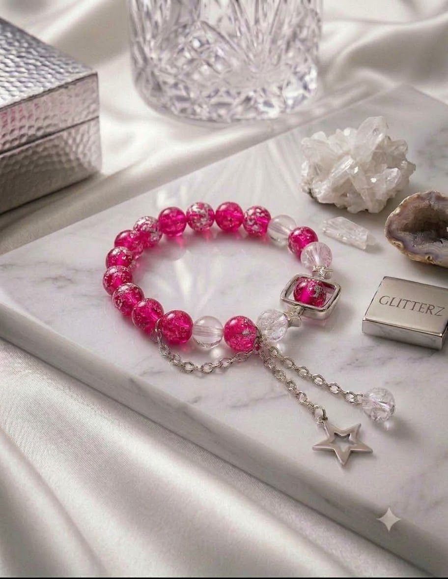 Luxury Handcrafted princess star charms Bracelet,Elegant Minimalist Jewelry for Women & Girls,Aesthetic korean Jewelry,Party Wear Bracelet,Charm Bracelet,Handcrafted adjustable Bracelet for Girls,Galaxy Bracelet,Trending Accessories,Gift for minimalists,