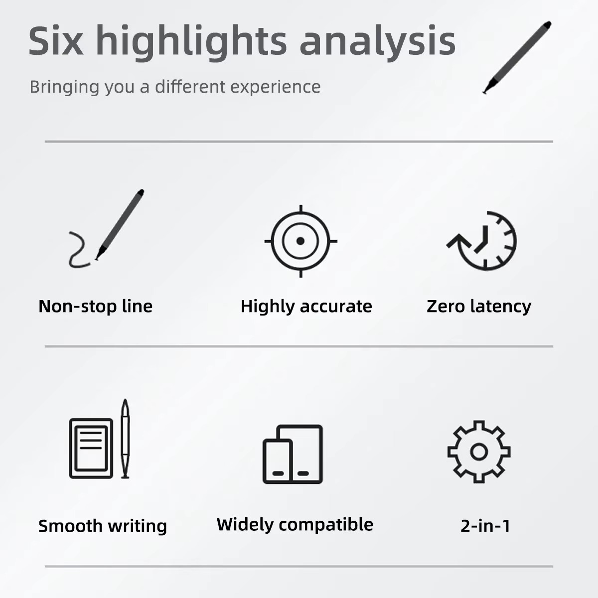 Touch Pen Stylus Pen 2 In 1 Universal Capacitive Touch Screen Stylus Touch Pencil Dual Tip Silicone Disc Stylus Pen for Android Tablet Mobile Laptop Drawing Writing No Charging Required