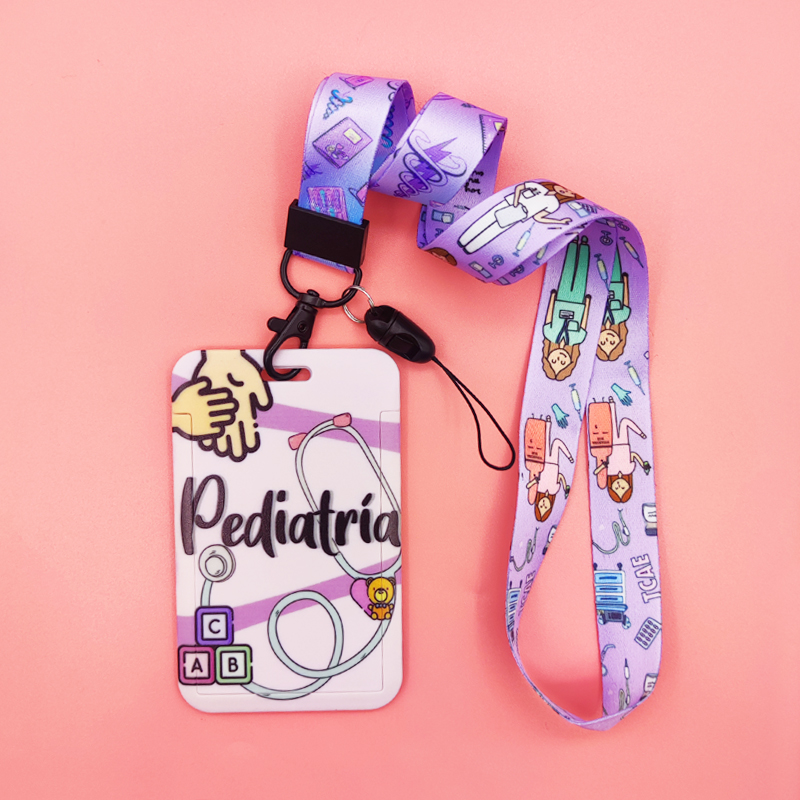 Neck Card Neonatology Neck Strap Card Holder Pediatrics ID Credit Card Case ...