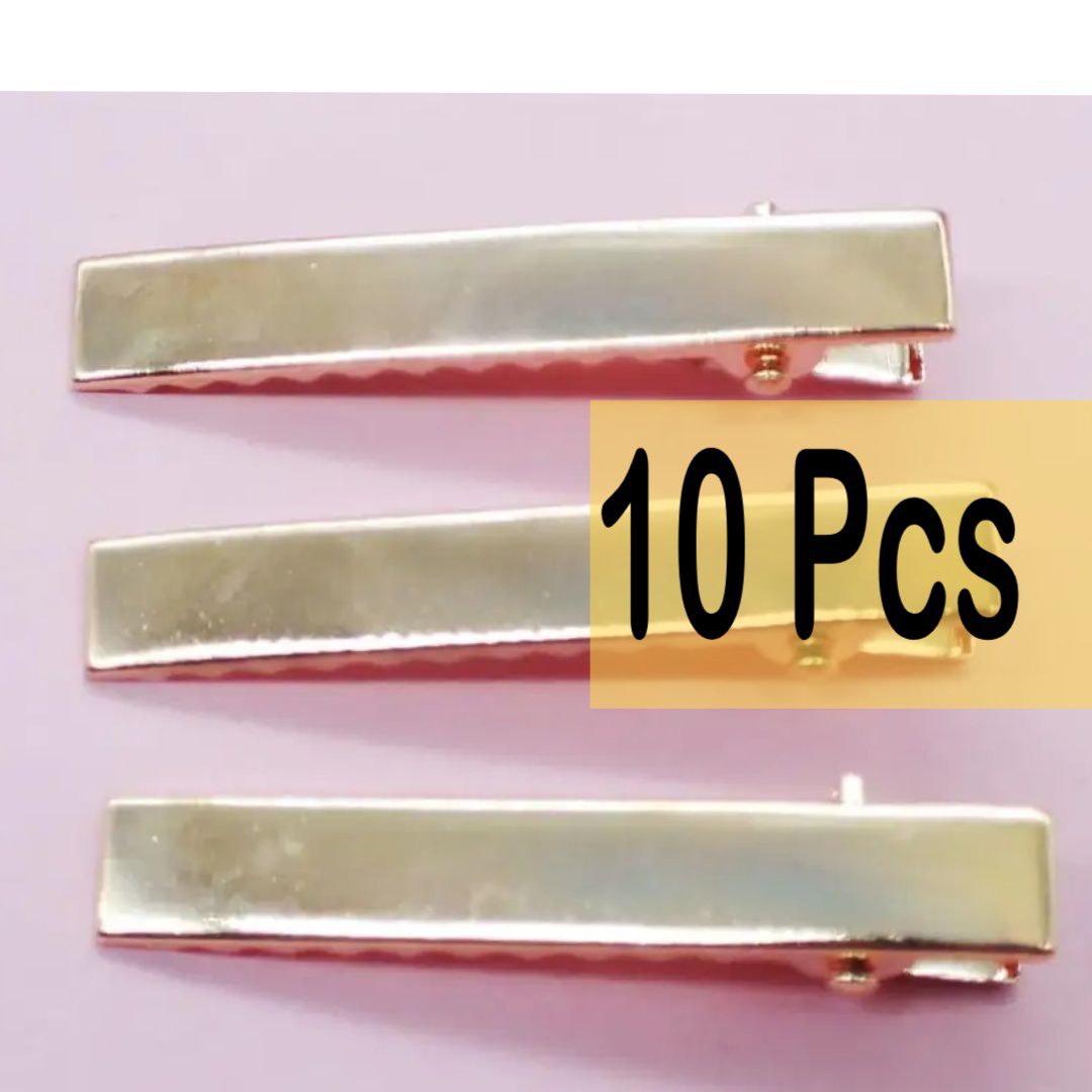 10/20 pcs Metal Alligator Hair Clips Pins Flat Top with Teeth for DIY Hairpins Headdress