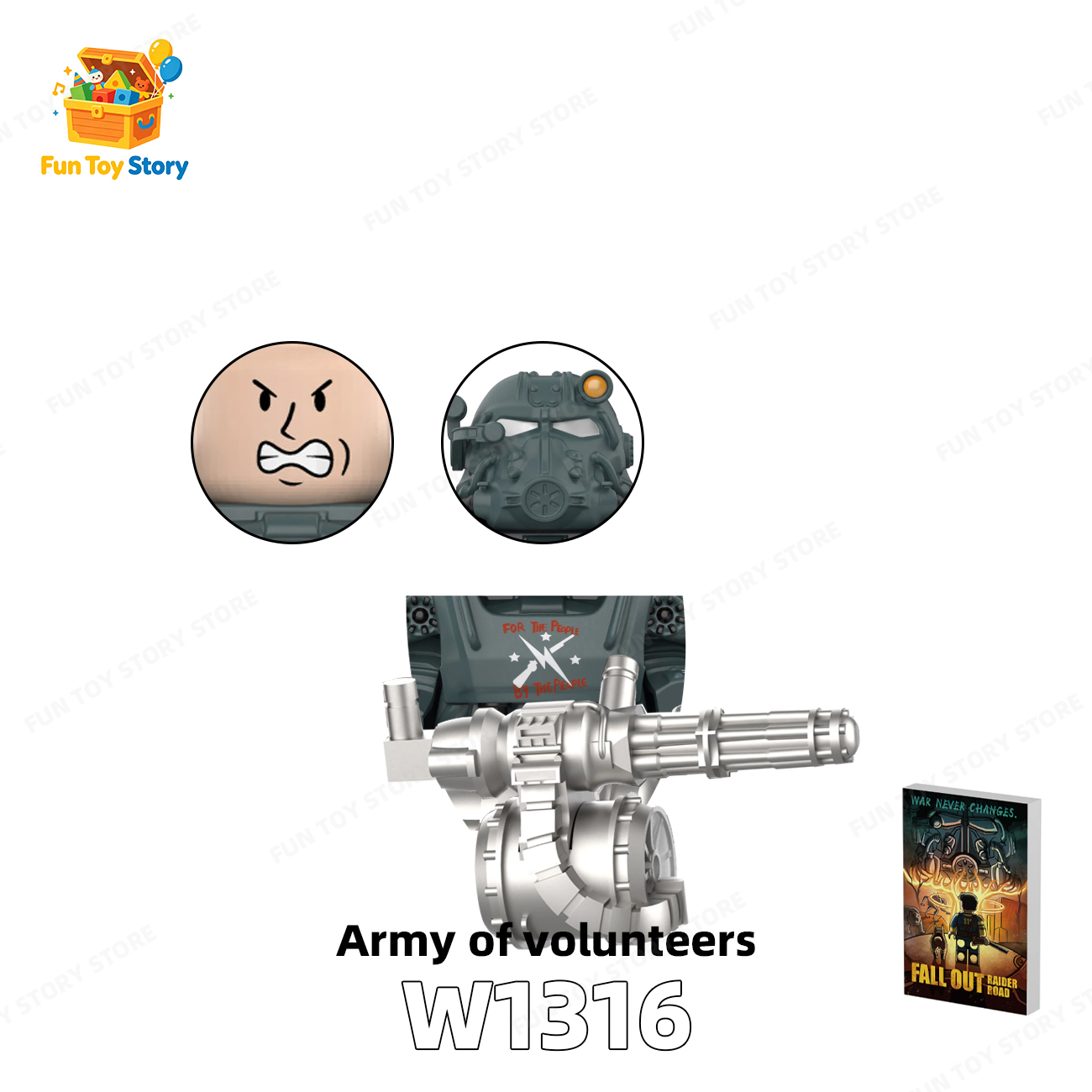 T60 Power Armored Officer Character Compatible with Third Party Models, Building Blocks, Toys, , and Enthusiasts' Collectio