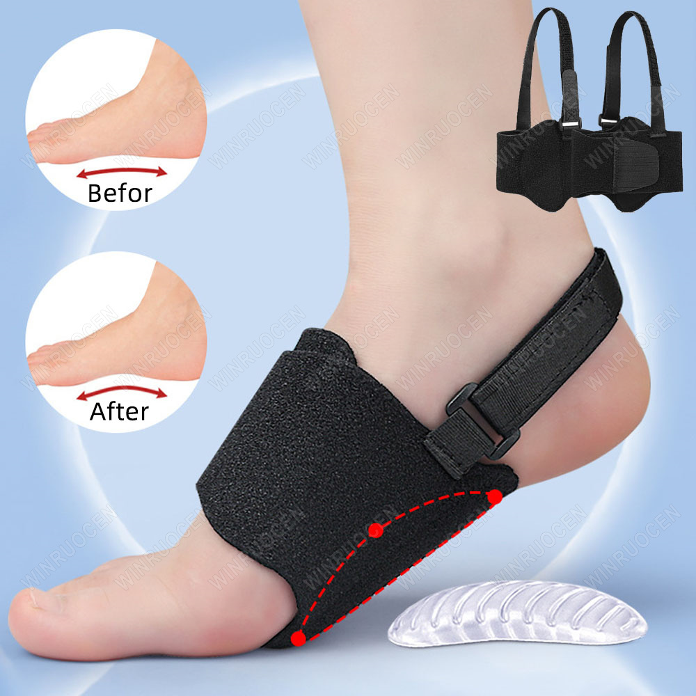 Silicone Arch Support Sleeves Metatarsal Compression Brace for Flat Foot support & Plantar Fasciitis Relief pads MEN'S WOMEN'S