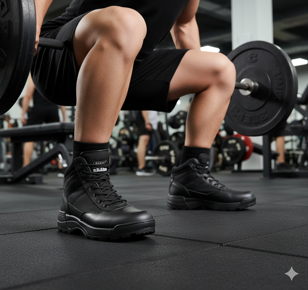 Men's Black Shoes, formal , casual sober , Style , Simple Fashion.unisex Article for Male, Female both, Combat SWAT Low Hight / low ankle Boots