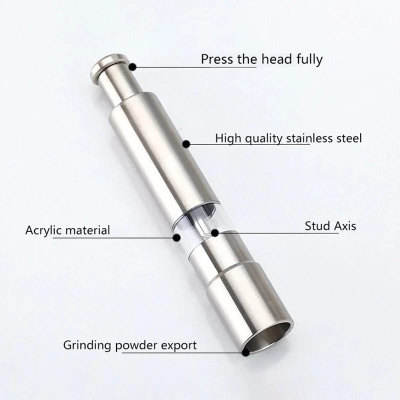 Stainless Steel Salt Pepper Mill