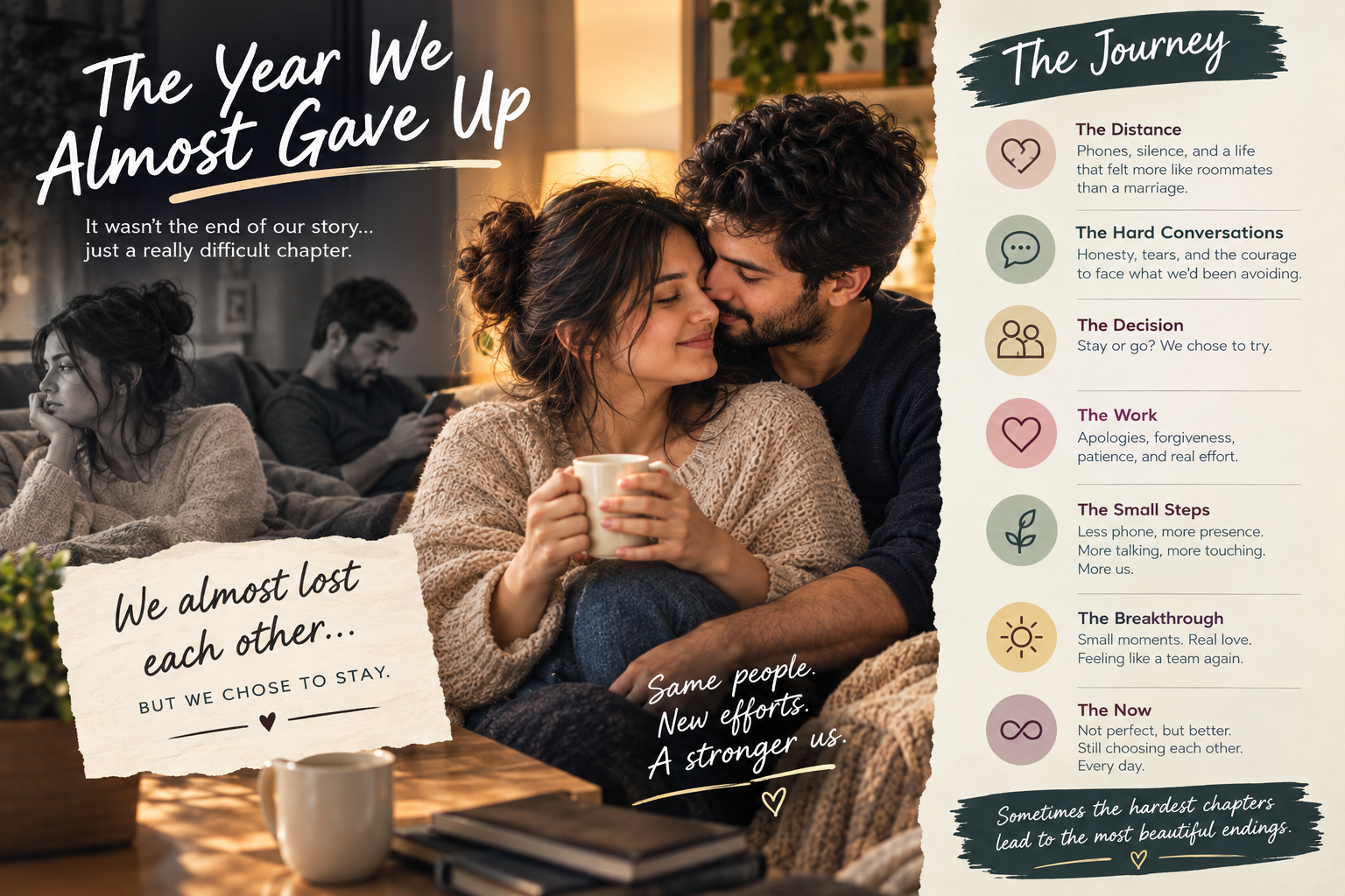 The Year We Almost Gave Up - Couple rebuilding their marriage