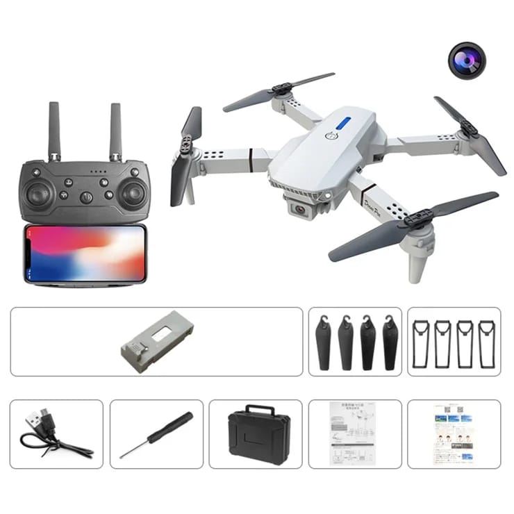 E88Pro High Quality Camera Drone With Vanguard Protection And With Fully Stability Tested Drone With New Features And Design
