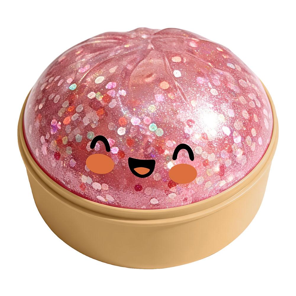 Cute Crystal Steamer Dumpling Bun Slow Rising Squishy Stress Ball Pinch Simulation Steamed Bread Fidget squeeze Toy Relax 