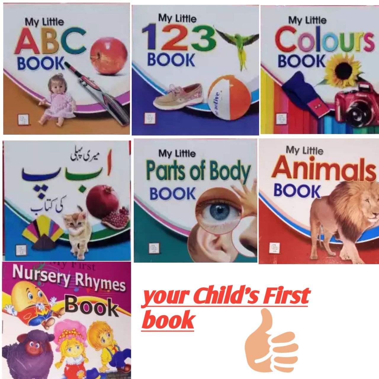 Preschool books for your Kids-high quality Paper- Pack of 7-Basic English  Learning books set: Buy Online at Best Prices in Pakistan | Daraz.pk