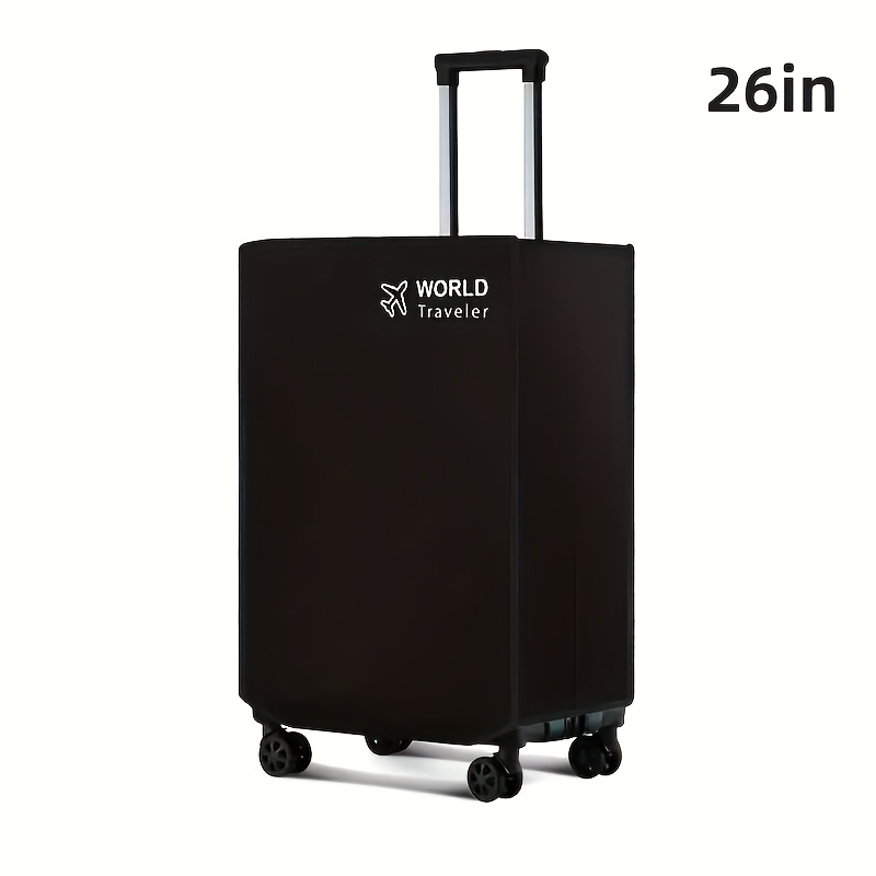 1pc Durable Luggage Dust Cover for World Travelers - Elastic and Scratch Resistant Luggage Protection Cover, Suitable for 18-32