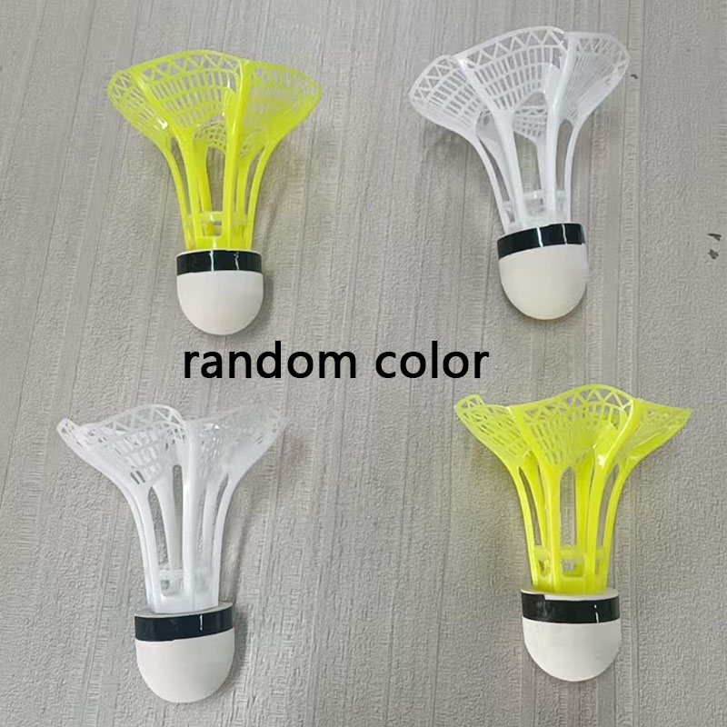 4Pcs/8Pcs, Wind-Resistant Badminton Shuttlecocks, Nylon Material, Yellow, White, Wind-Resistant and Durable, Suitable for Outdoor Badminton Practice and Sports.