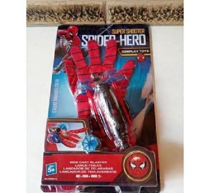 Marvel Spiderman Super Web Slinger, 2 In 1 Shoot Web Slinger Toy For Kids