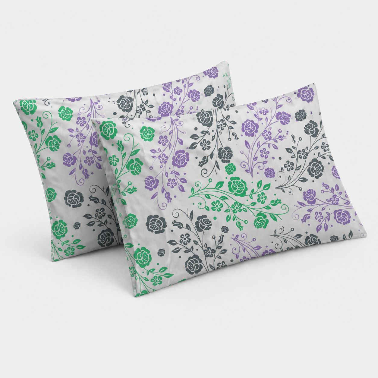 Export Quality Pillow Covers Pack Of 2 Printed Takiya Cover Envelope Closure Elegant Designs Soft Cotton Pillow Cover