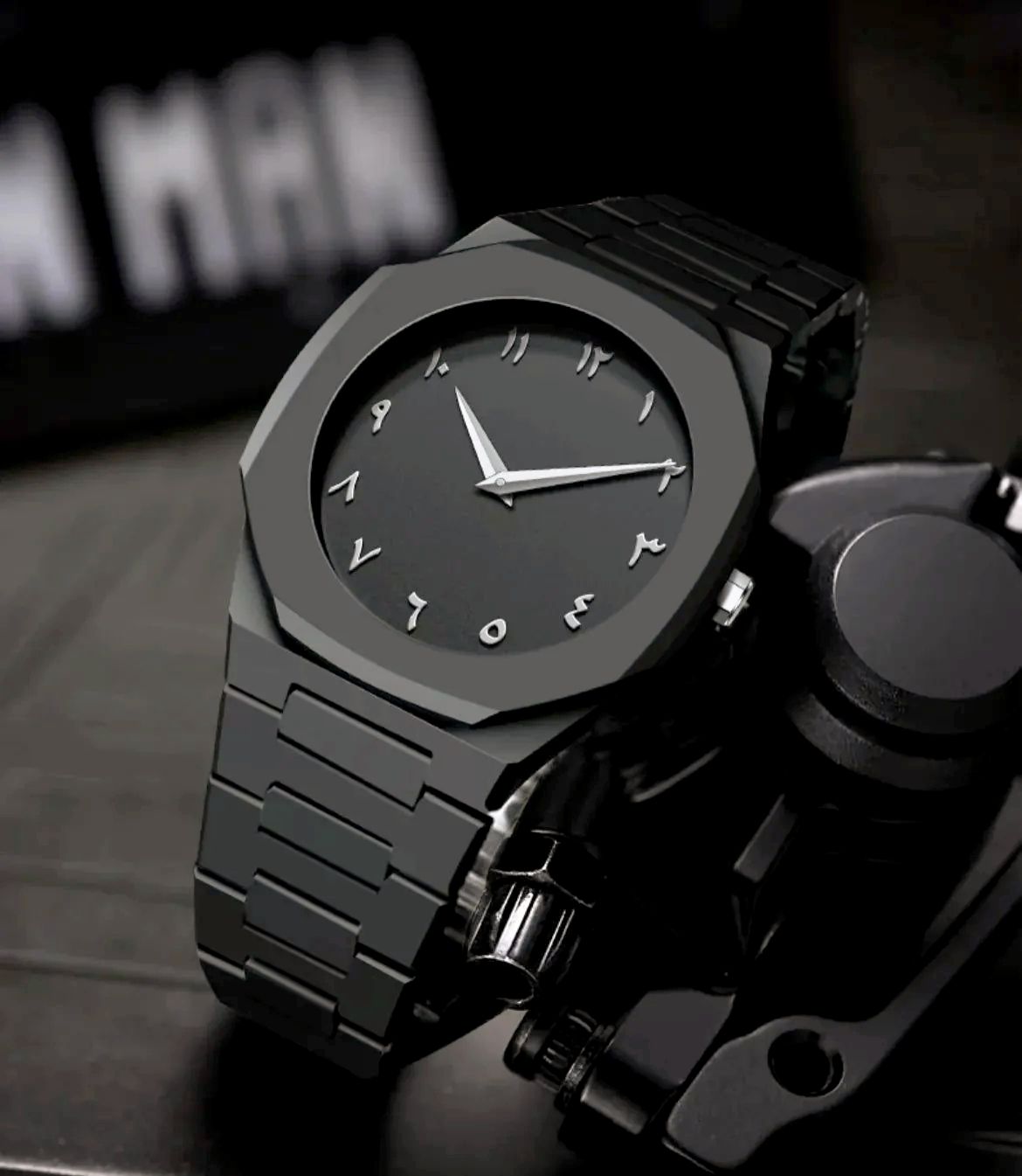 Black Arabic Aura Watch For Men Stylish Aura Watch 100% Original Watch Amazing Smart Watch