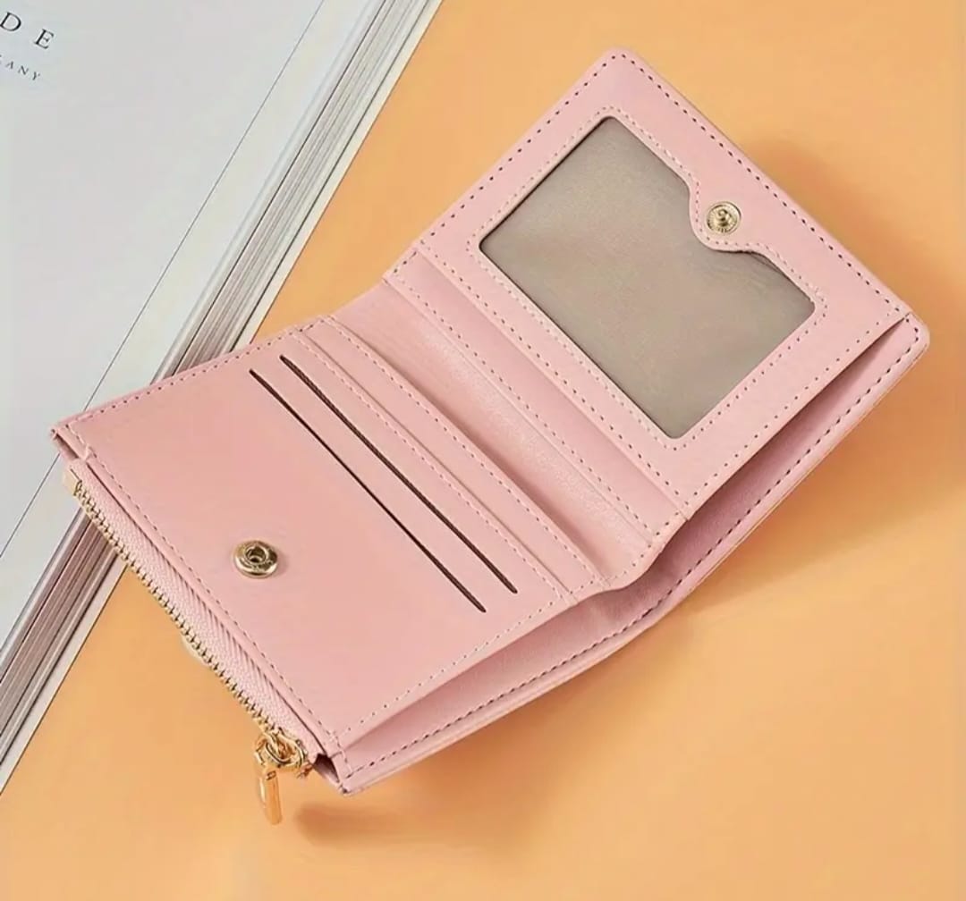 Forever Young Mini Double Heart Wallet For Ladies