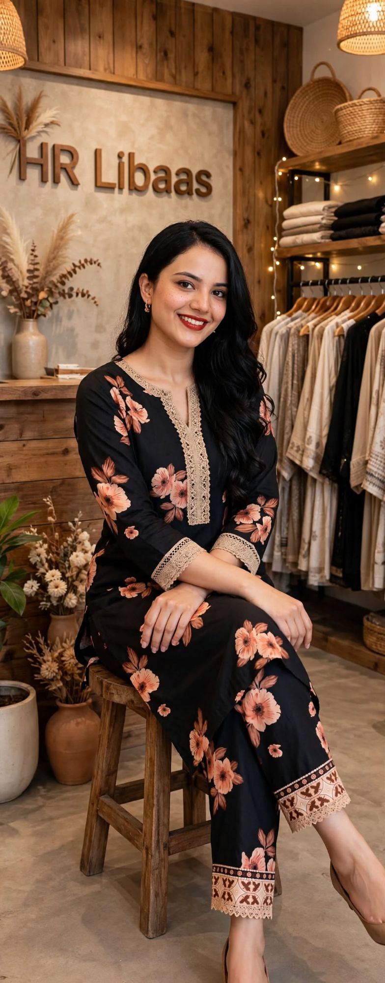 HR libaas 2 piece Stitched premium Khadar Suit winter