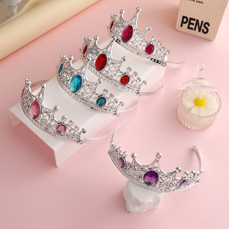 Cute Girls Princess Dress Up Crown Children Headgear Crown Sweet Princess Little Girls Party Headband  Headwear for Kids 