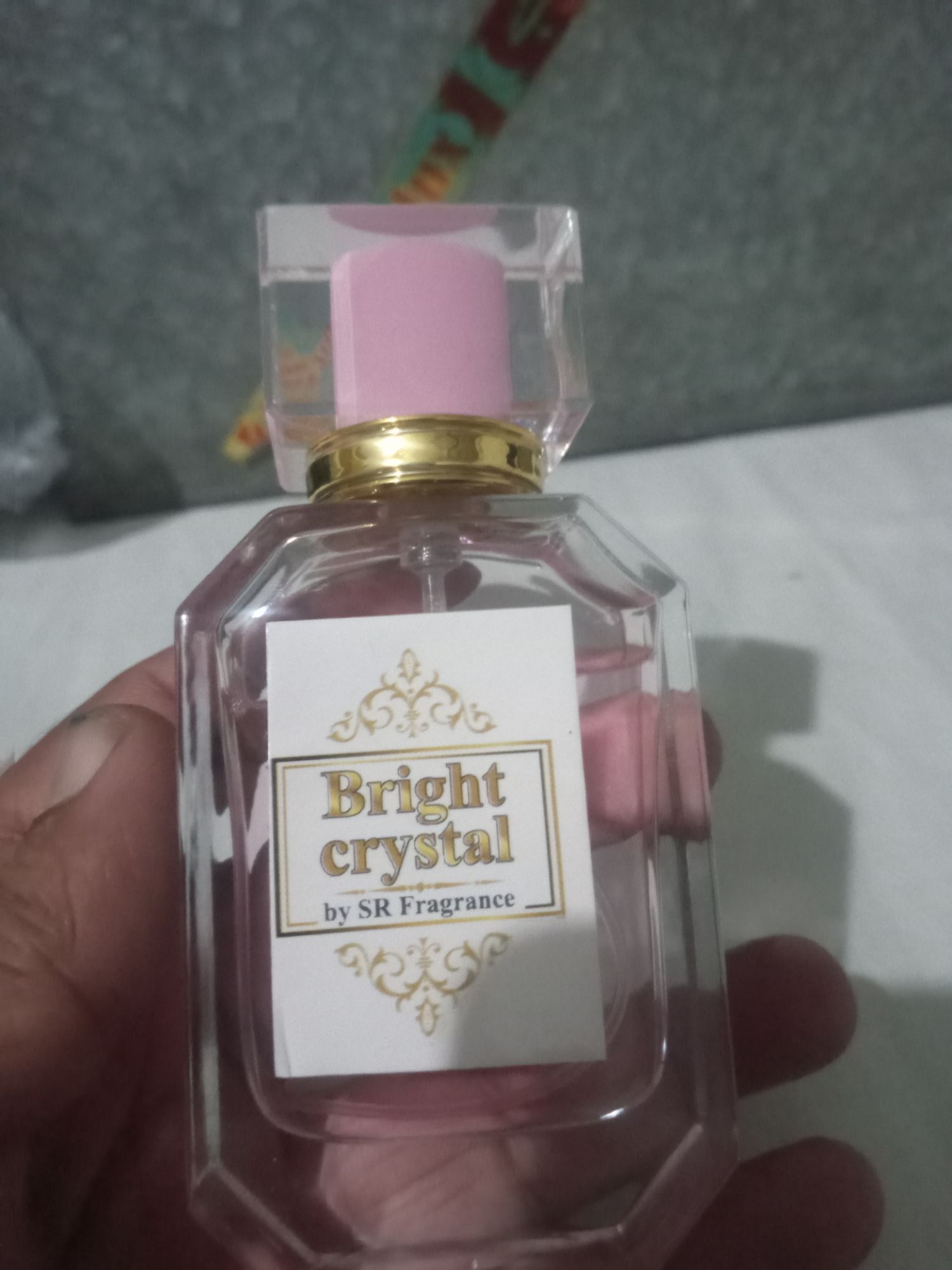 Bright crystal perfume