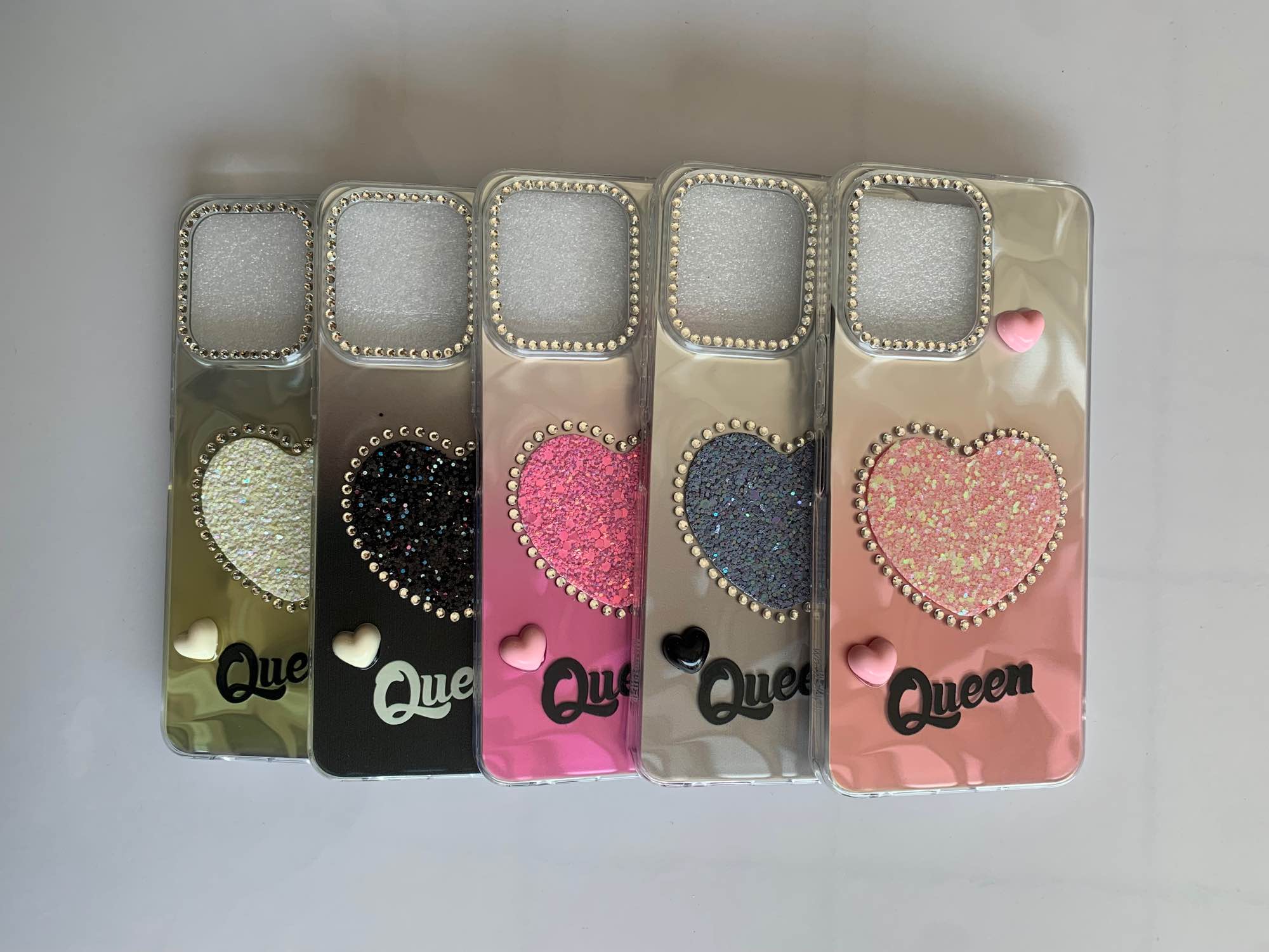 Vivo Y05/ Vivo Y11D Ladies Fancy Beads and Stones Back Cover for Girls