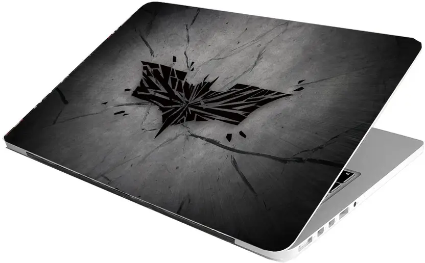 Batman Logo Laptop Skin with Trackpad Sticker - Waterproof, Laminated ...