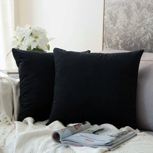 Plain Velvet Cushion Cover By ChoiceNow