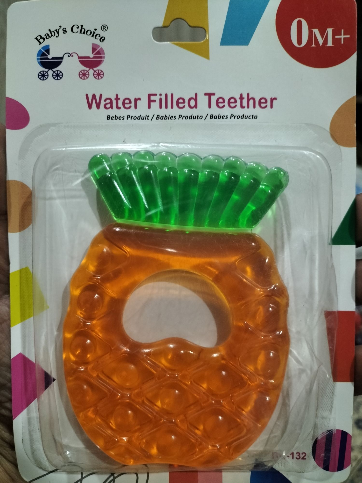 Baby Teether - Water Filled. Fruit Shape