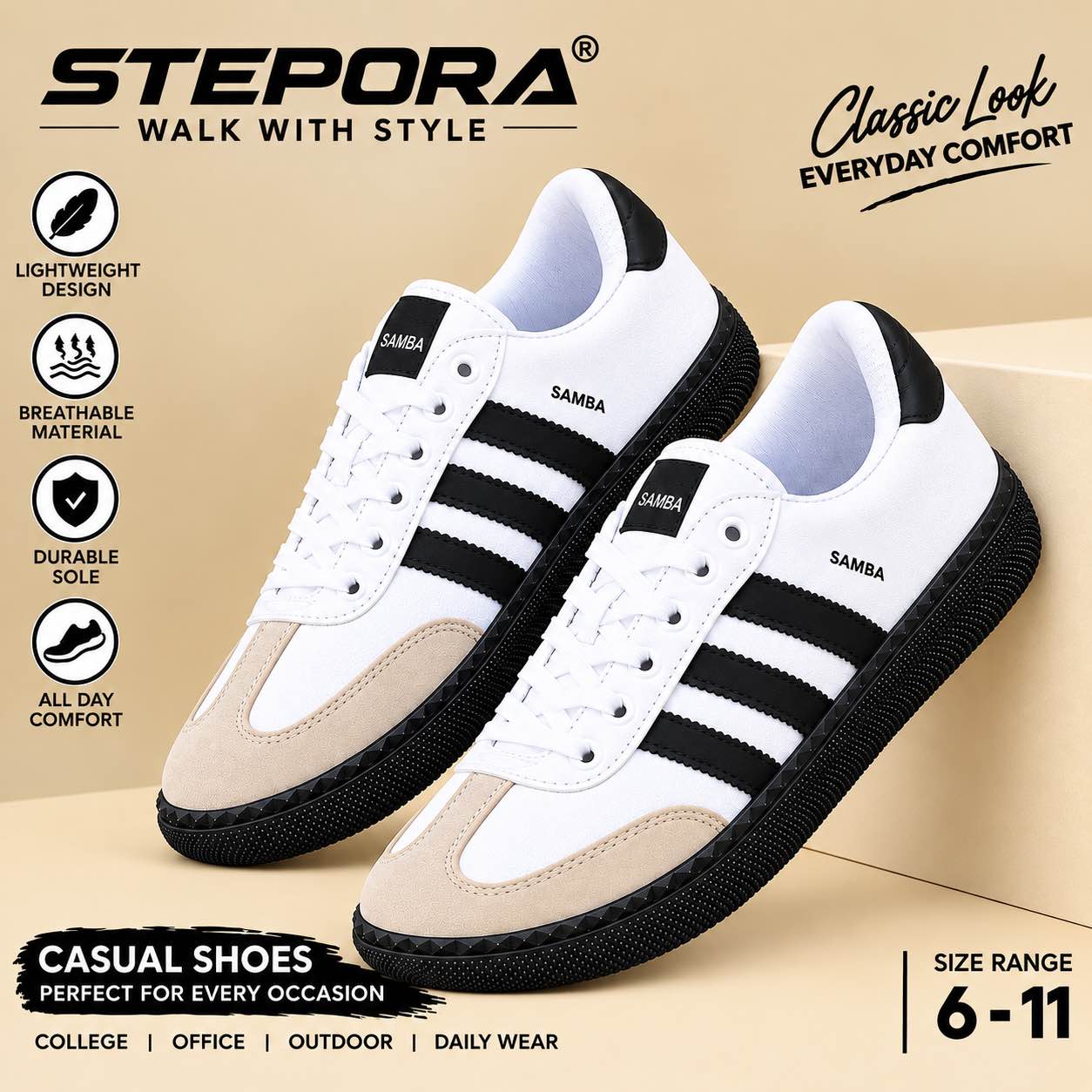 Trending Sneakers for Men & Women | White Black classic Shoes | Men Shoes | Trendy Shoes For Boys & Girls | Latest Shoes | Sneakers