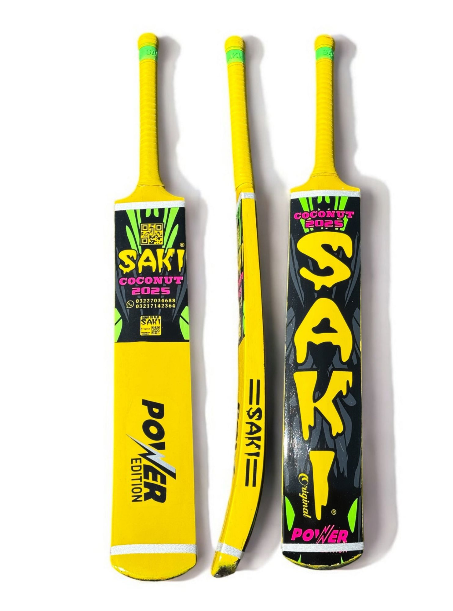 Saki Sports Cricket Bat | 2026 Tape Ball Bat for All Players | Durable Full Size Bat for Power Hitting |For Adults Cricket Skills