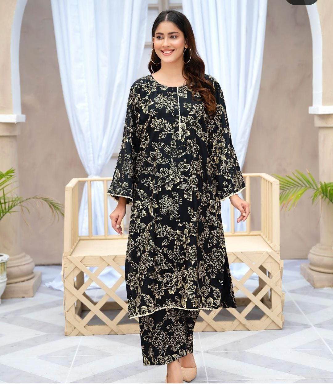 OAK Print Linen 2 Piece Set