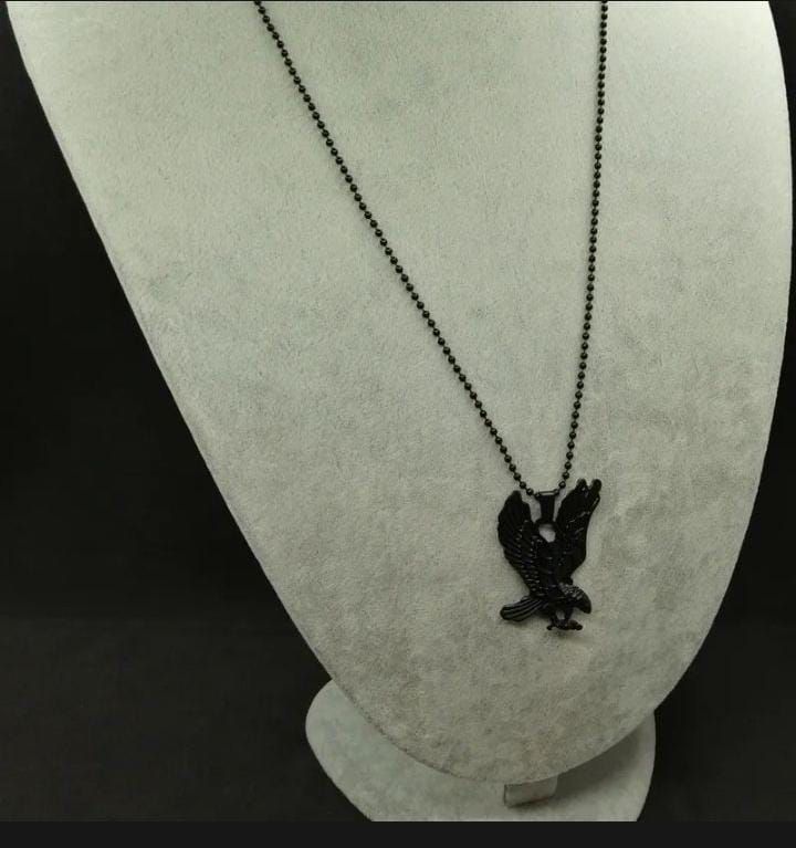 Black chain trendy istanbul  eagle chain/locket/necklace fashion jewellery for girls and boys