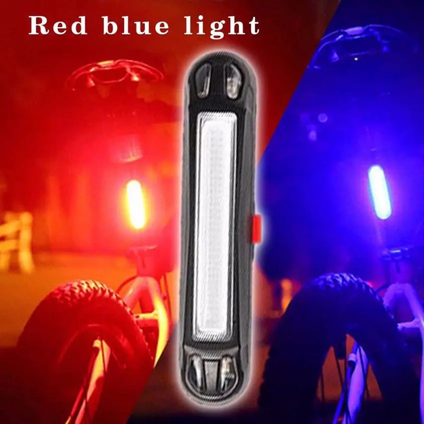 Red blue best sale light for bike