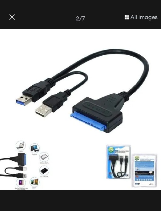 Sata to usb connector 2.5 for detecting laptop hard drive