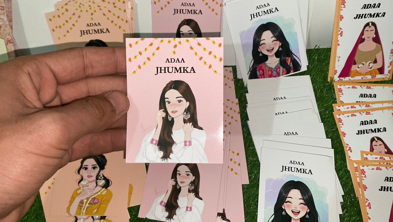 Custom Jhumka Display Cards | Jewelry Branding Packaging | Wholesale