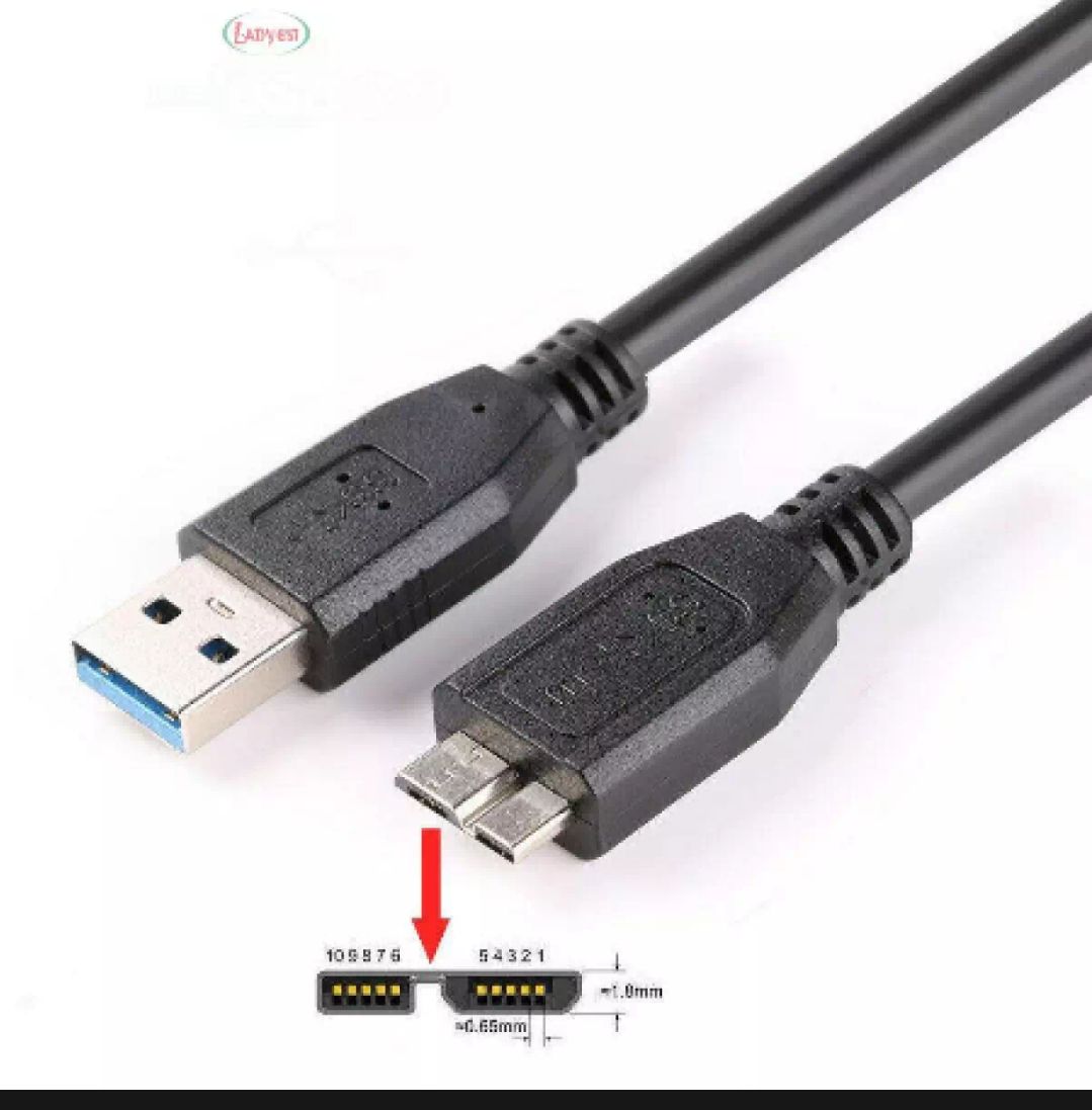 External Harddrive Cable USB 3.0 Cable