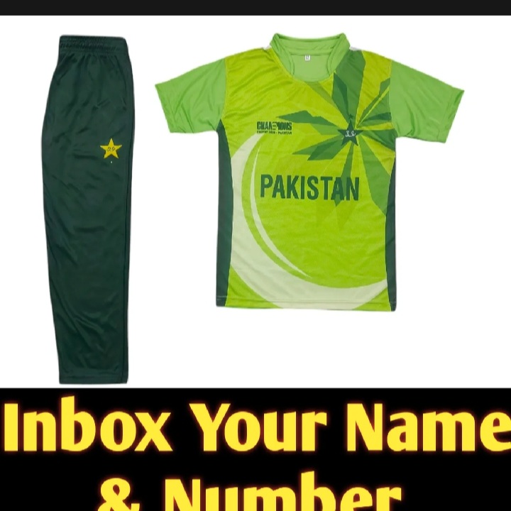 pakistan cricket team dress for kids for champion
trophy 2025