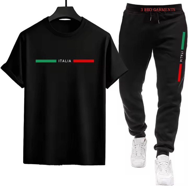 NEW TRENDY ðŸ”¥ D T F (STRONG & UNBREAKABLE REFLECTOR PRINTED) SUMMER TRACKSUIT FOR MEN _ SOFT AND COMFORTABLE FABRIC SUMMER TRACKSUIT FOR MEN - PREMIUM T SHIRT AND TROUSER SET PRINTED SUMMER TRACKSUIT FOR MEN_TRACKSUIT FOR BOYS. ( MULTIPLE COLORS)