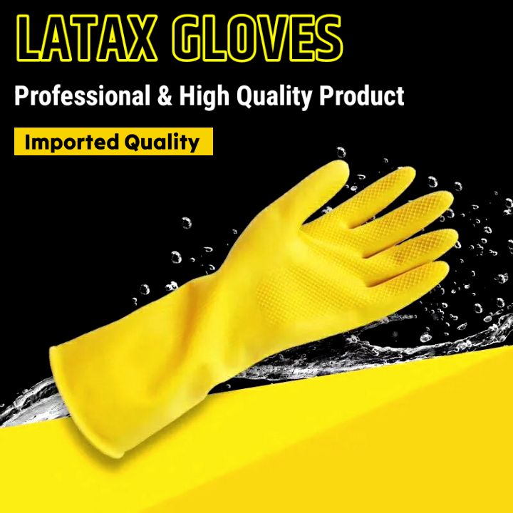 2 Pairs Extra Long Dishwashing Gloves, 15 Inch Long Rubber Gloves For Washing Dishes, Non-Slip - Foto 3