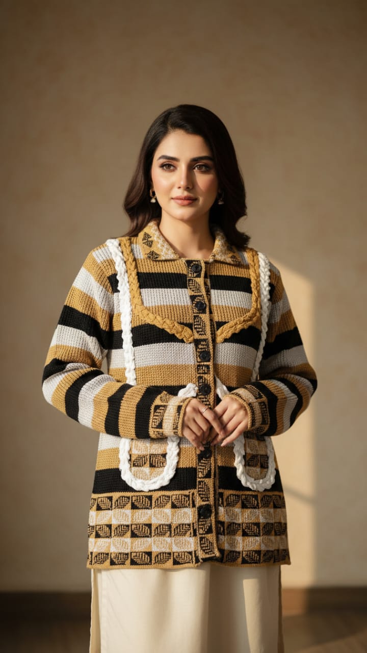 “Women Winter Warm Sweater | Stylish Knitted Wool Jersey for Ladies | Soft & Comfortable | Casual & Party Wear