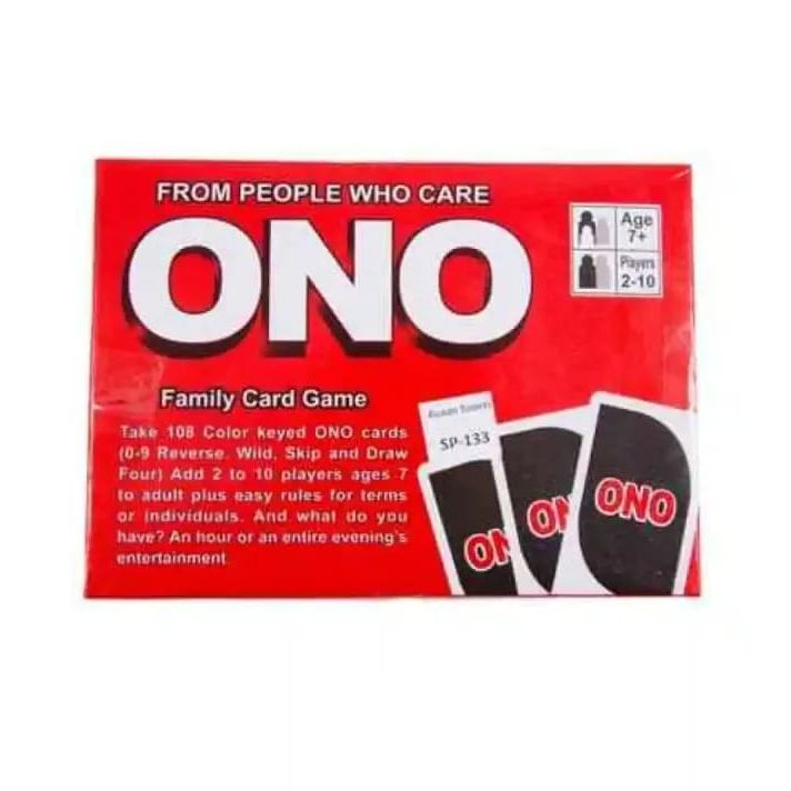 Uno Ono Cards Game Play With Family And Friends Travel And Family Gatherings Best Card Game For Kids Multicolor Classic Card Game For Entertainment Parties And Quality Time With Loved Ones